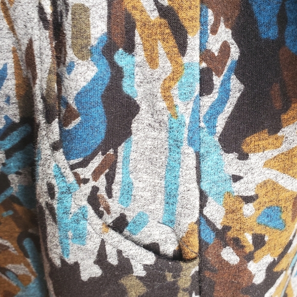 Forever 21 Multicolor 3/4 quarter Sleeved Calico Patterned Dress Size S - Picture 4 of 7